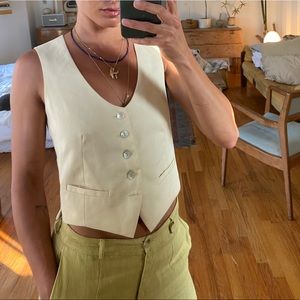 Scout Goods Cotton Ecru Vest Khaki XS